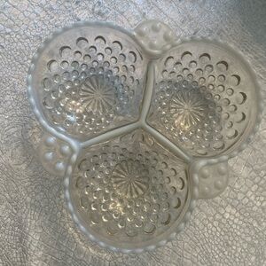 Crystal sectional dish